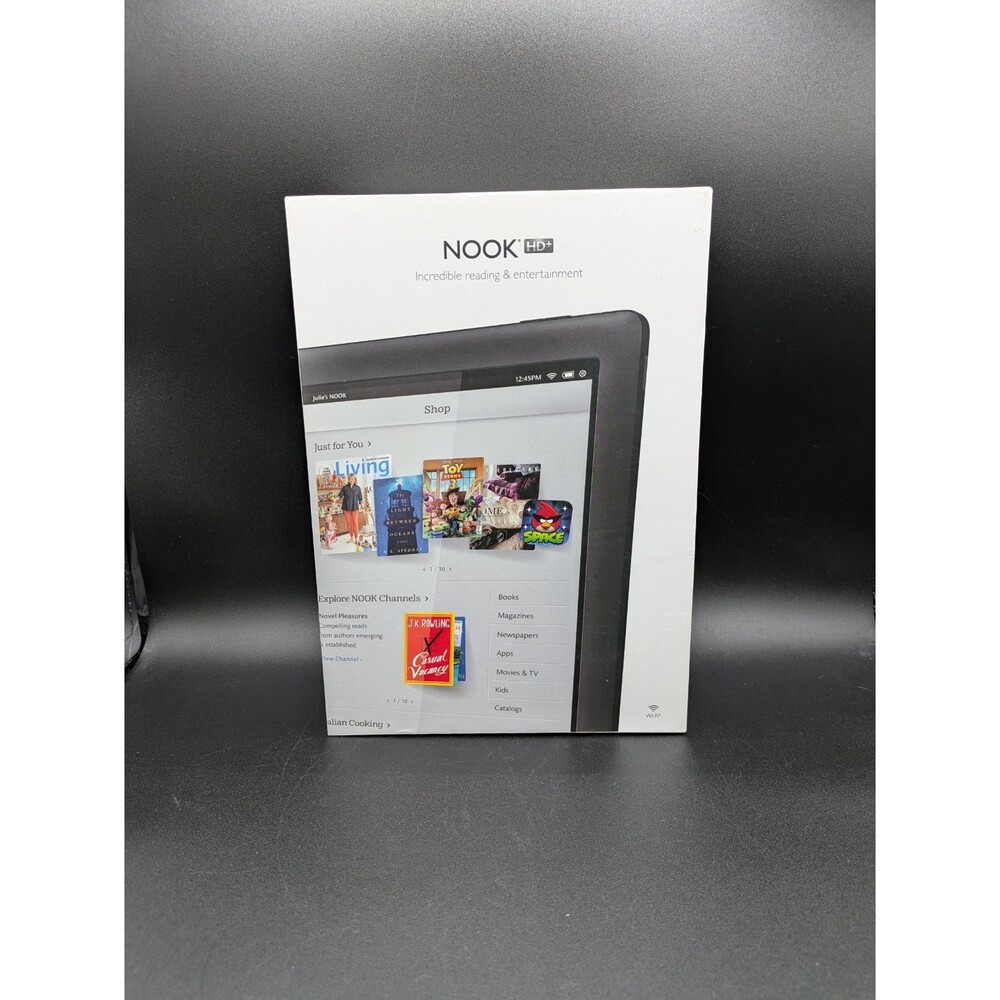Barnes & Noble Nook HD+ Plus 9" 32GB eBook Tablet Adult Owned Read Description